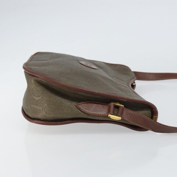 Authentic GUCCI Shoulder Bag Canvas Brown Gold 001 23 1036 - Picture 10 of 16